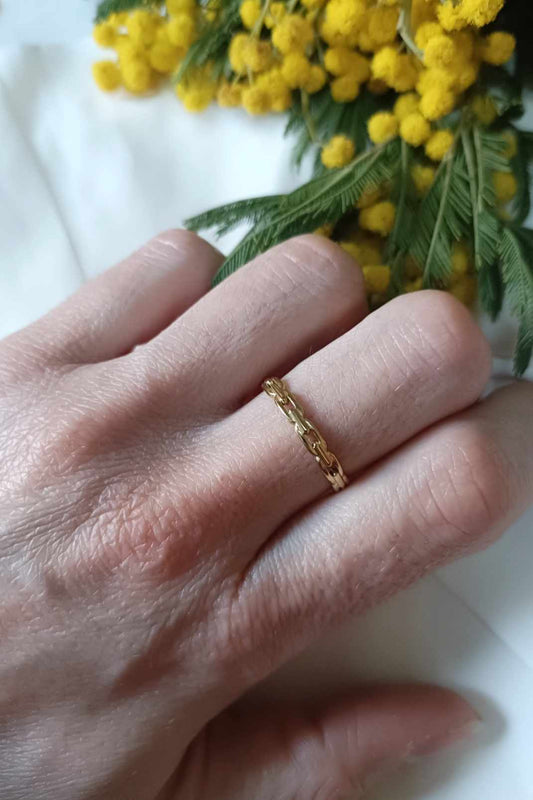 Bague en acier inoxydable - Lisette