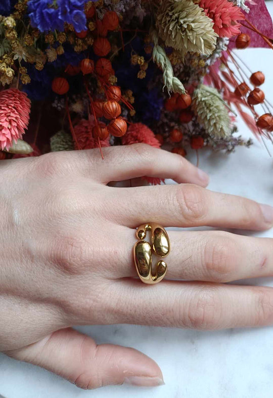Bague en acier inoxydable - Olie