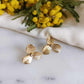 Boucles d'oreilles en acier inoxydable - Mimose