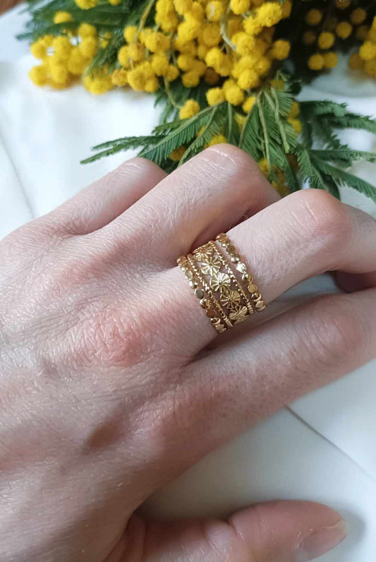 Bague en acier inoxydable - Iliette