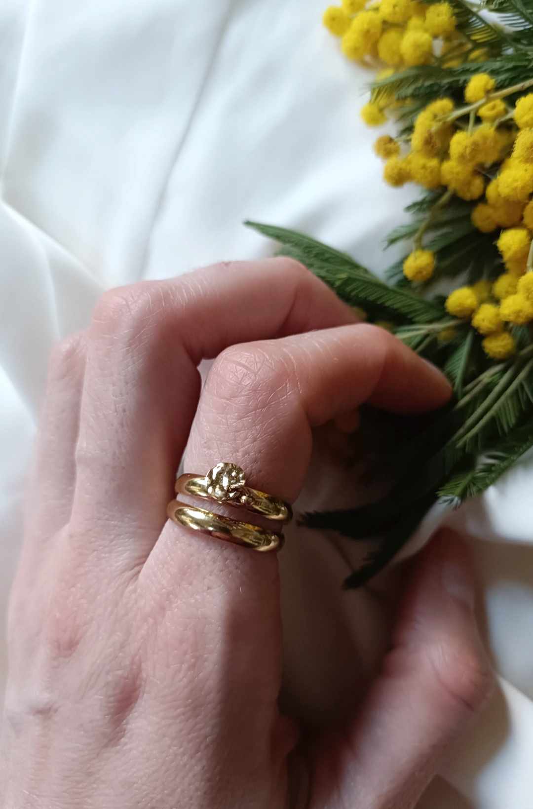 Bague en acier inoxydable - Nolie
