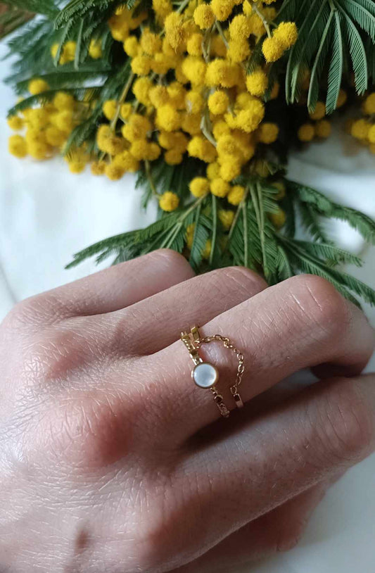 Bague en acier inoxydable - Slow