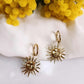 Boucles d'oreilles en acier inoxydable - Sunshine