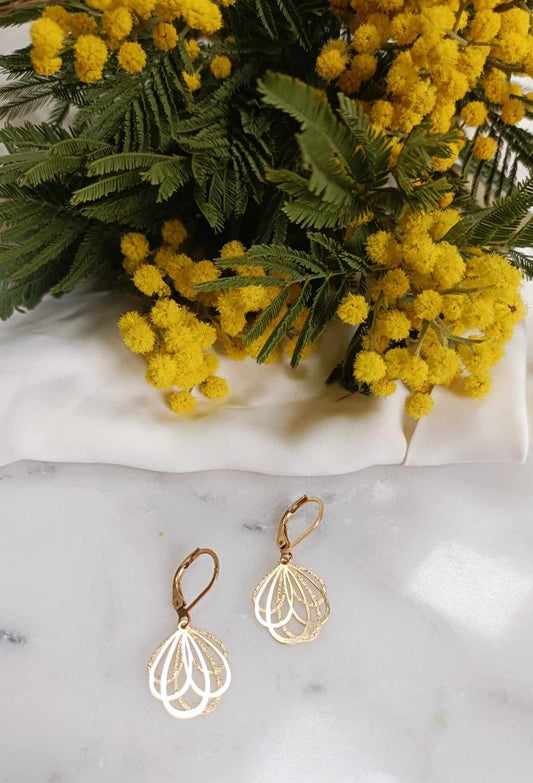 Boucles d'oreilles en acier inoxydable - Lala