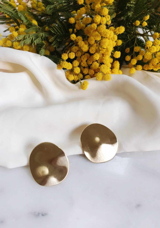 Boucles d'oreilles en acier inoxydable - Nana