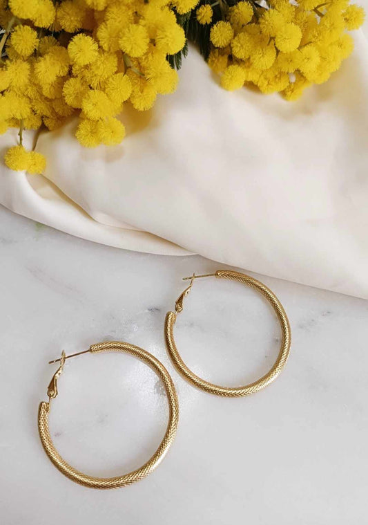 Boucles d'oreilles en acier inoxydable - Astrid