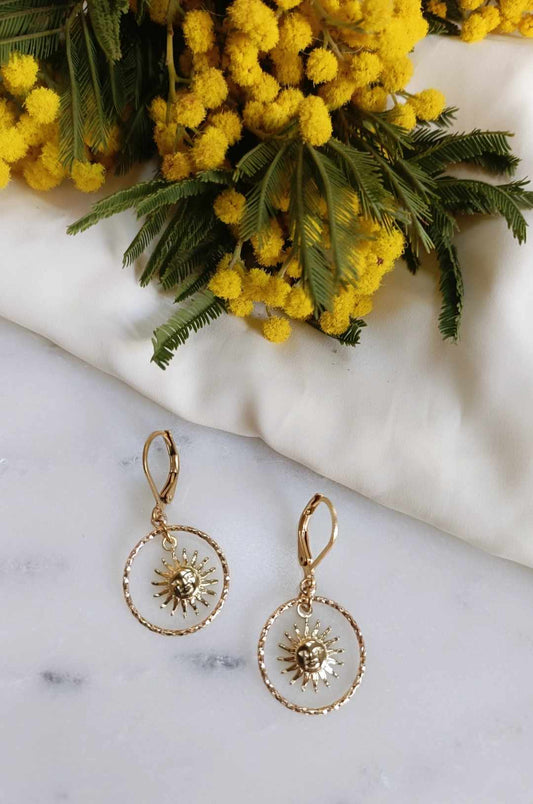 Boucles d'oreilles en acier inoxydable - Kina