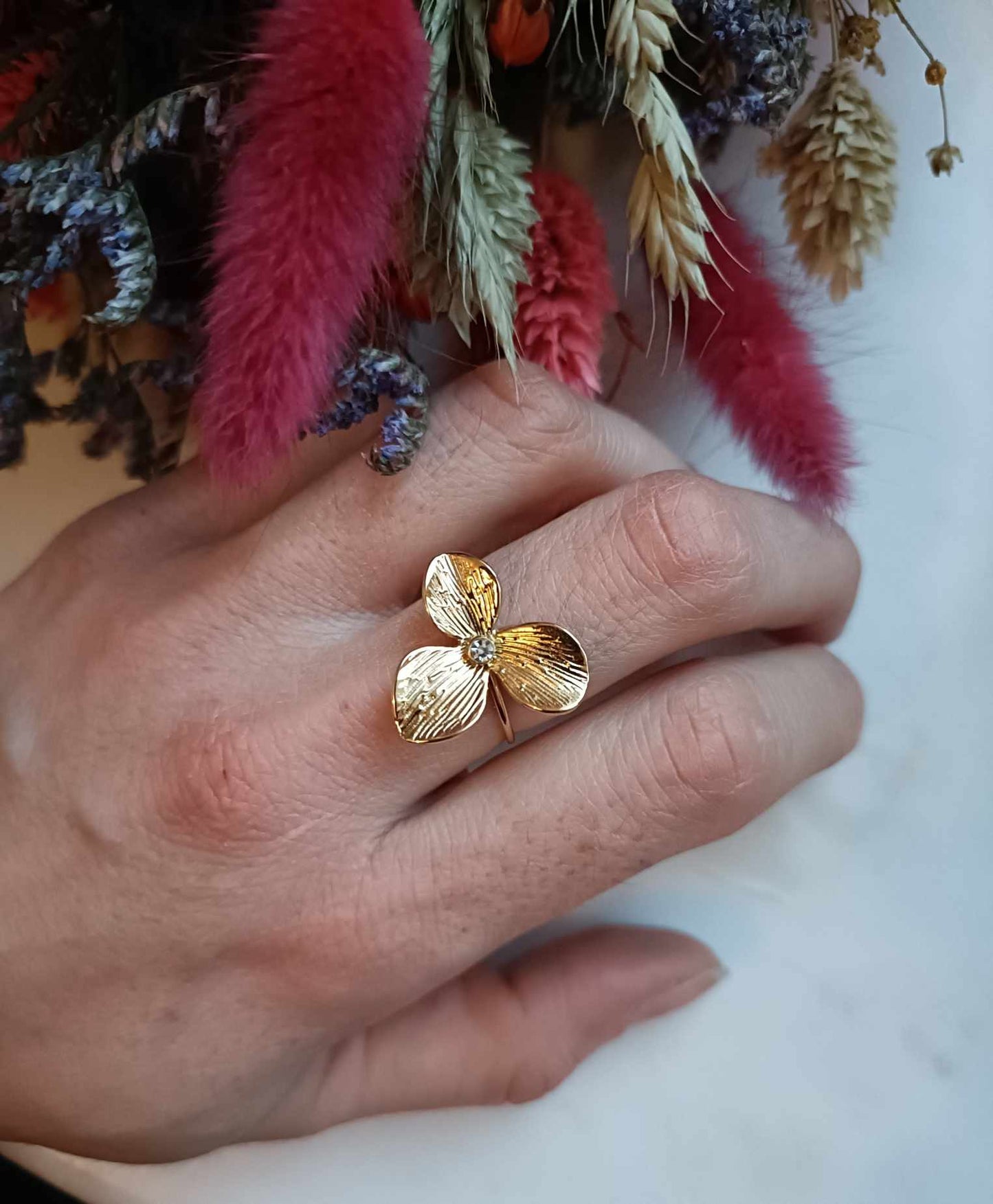Bague en acier inoxydable - Emmanuelle