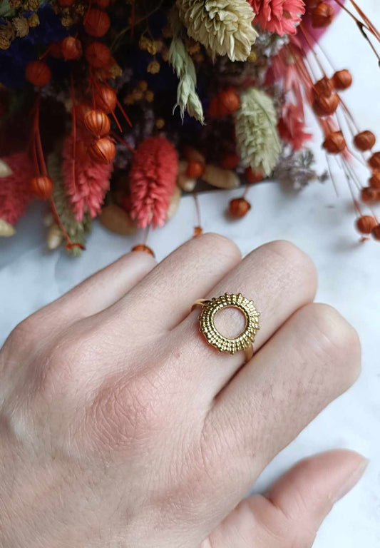 Bague en acier inoxydable - Laura