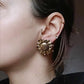 Boucles d'oreilles en acier inoxydable - Sunflower