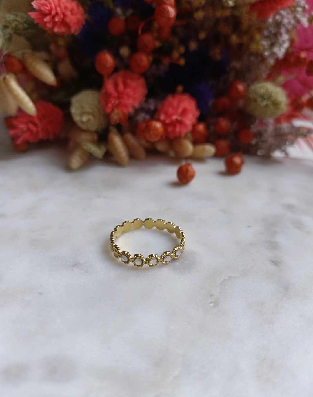 Bague en acier inoxydable - Anne