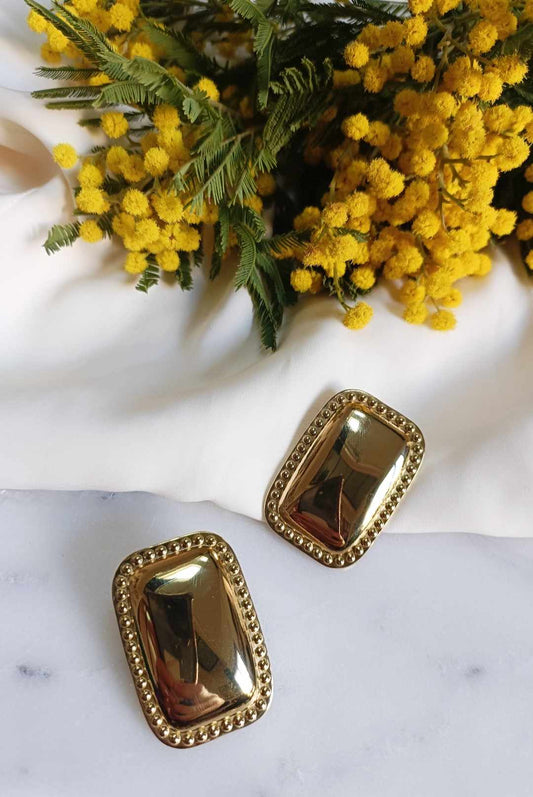 Boucles d'oreilles en acier inoxydable - Polina