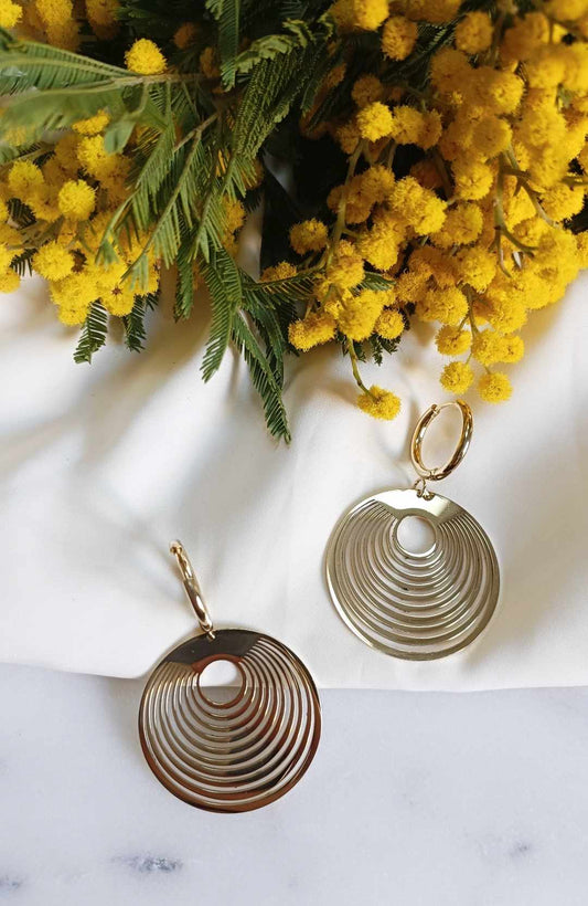 Boucles d'oreilles en acier inoxydable - Elio