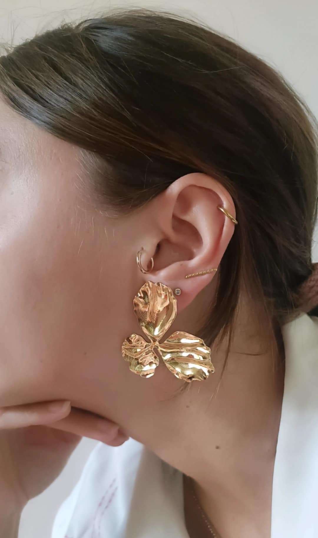 Boucles d'oreilles en acier inoxydable - Milor