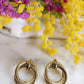 Boucles d'oreilles en acier inoxydable - Berthe