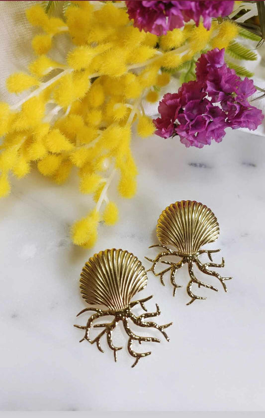 Boucles d'oreilles en acier inoxydable - Shelly