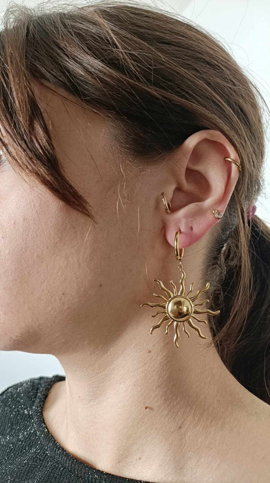 Boucles en acier inoxydable - Happy