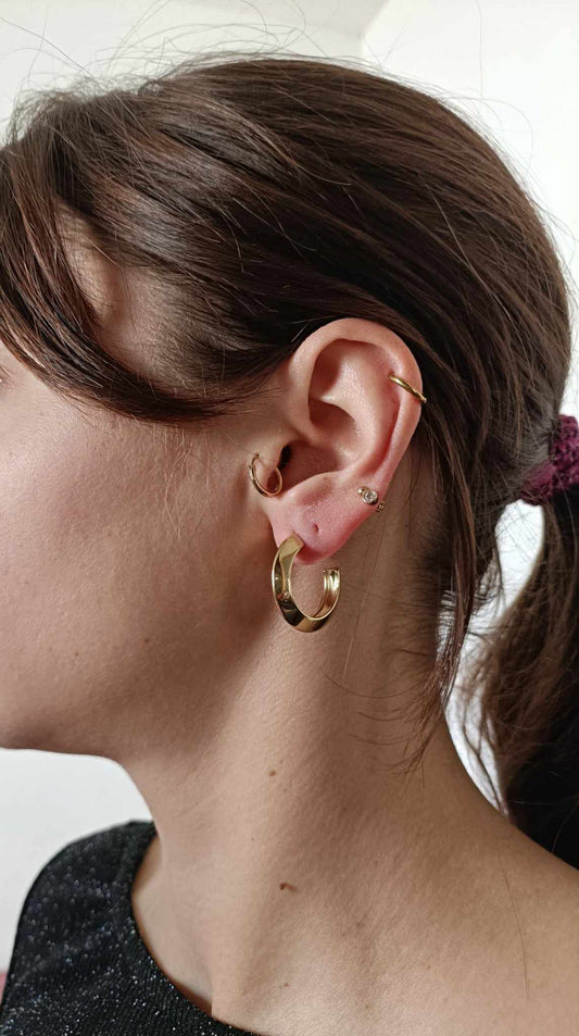 Boucles en acier inoxydable - Bichette