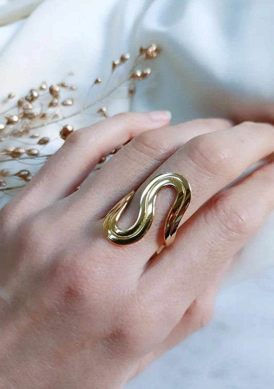 Bague en acier inoxydable - Julie