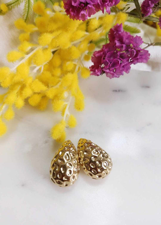Boucles d'oreille en acier inoxydable - Bonnie