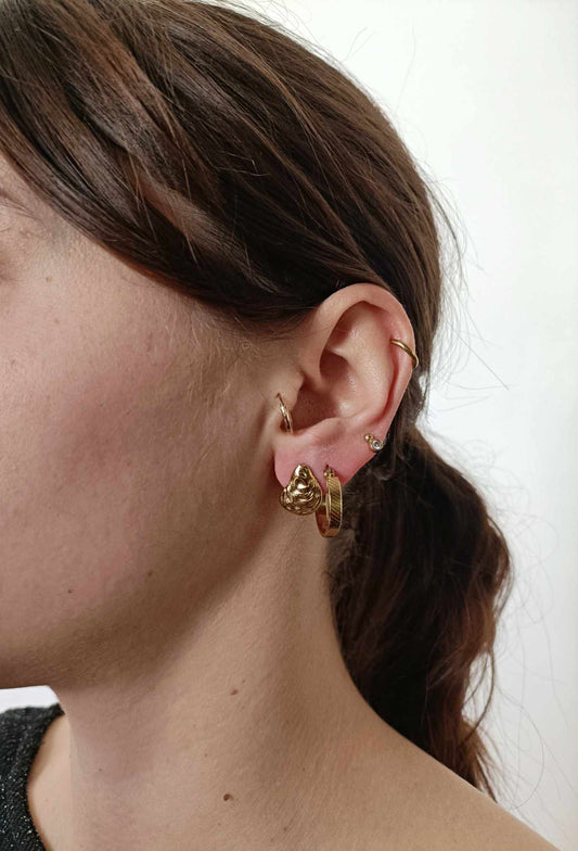 Boucles d'oreilles en acier inoxydable - Loanne