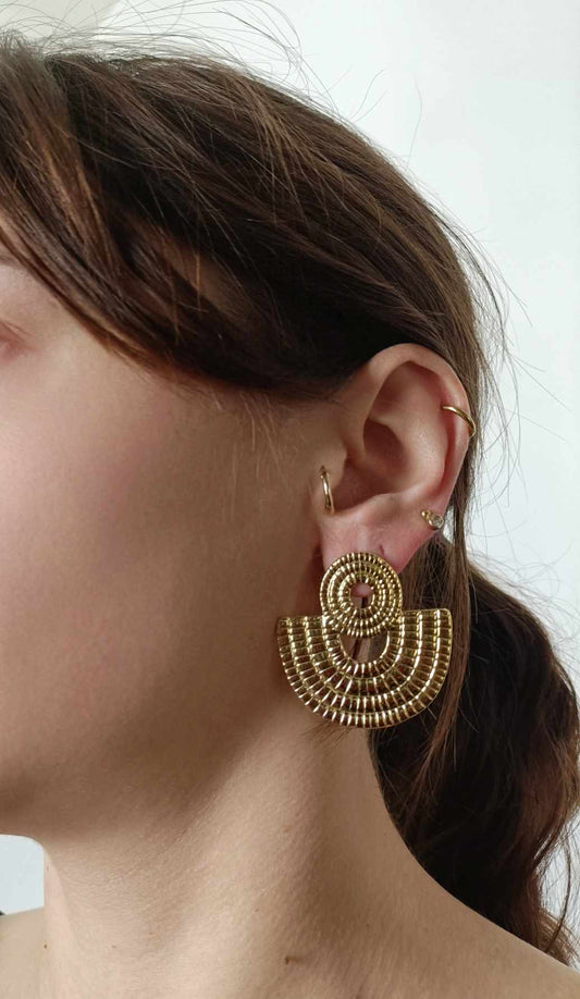 Boucles d'oreilles en acier inoxydable - Chica