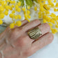 Bague en acier inoxydable - Nésia