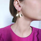 Boucles d'oreille en acier inoxydable - Margaux