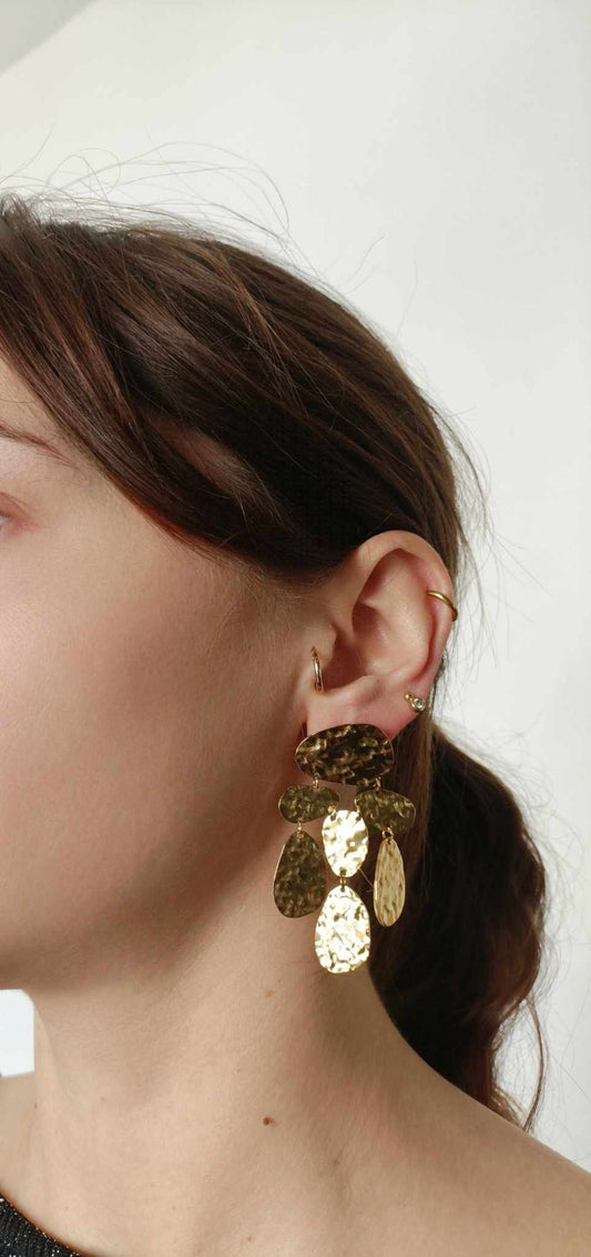 Boucles d'oreilles en acier inoxydable - Lisa