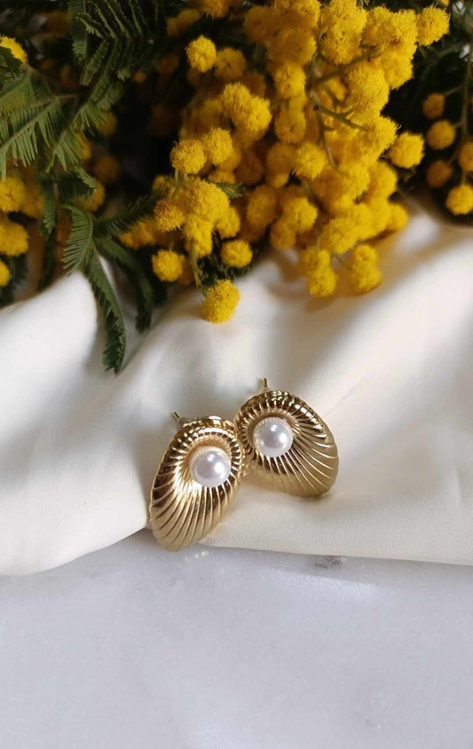 Boucles d'oreilles en acier inoxydable - Nino