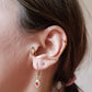 Boucles d'oreilles en acier inoxydable - Blue moon