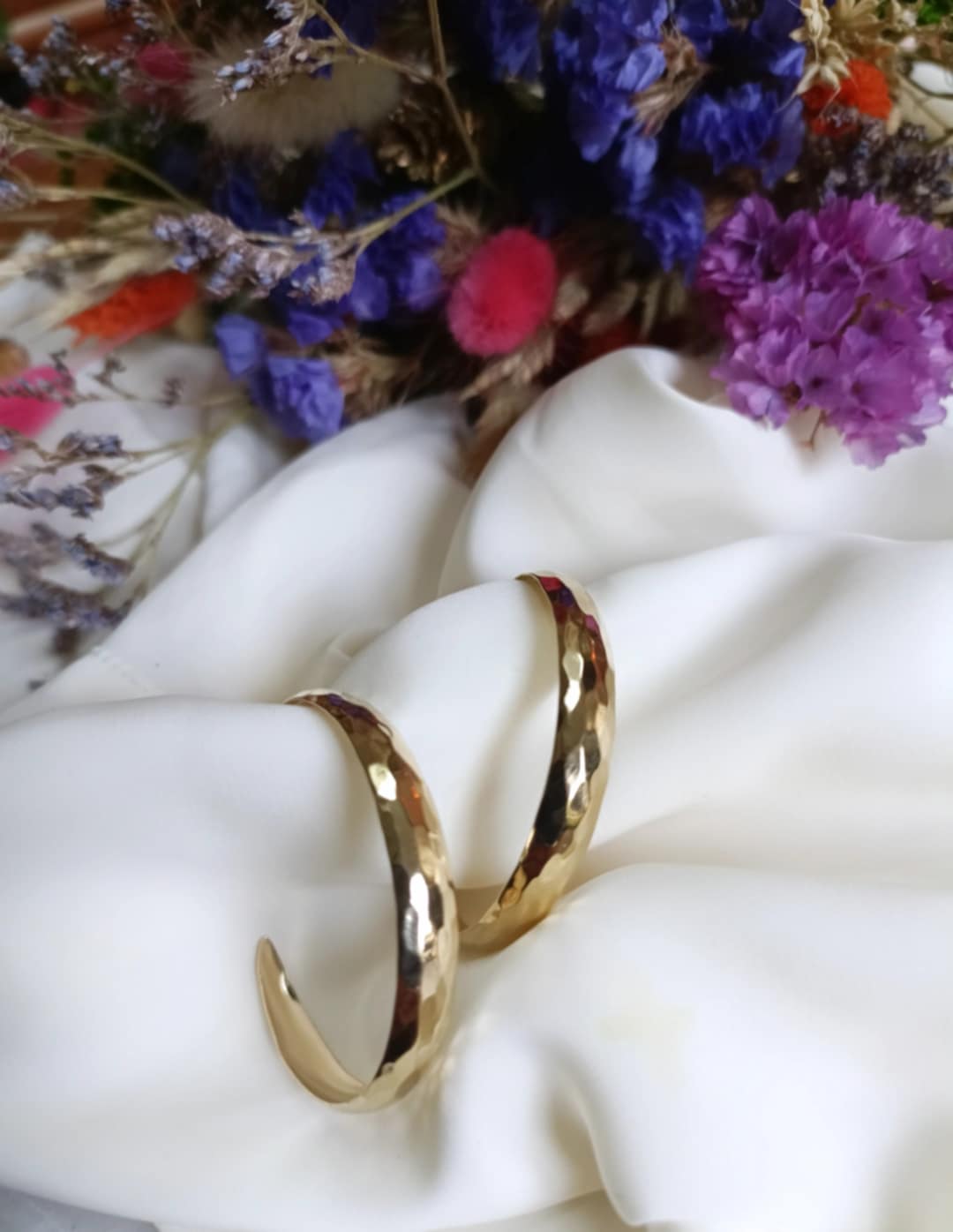 Boucles d'oreilles en acier inoxydable - Créoles Elsa