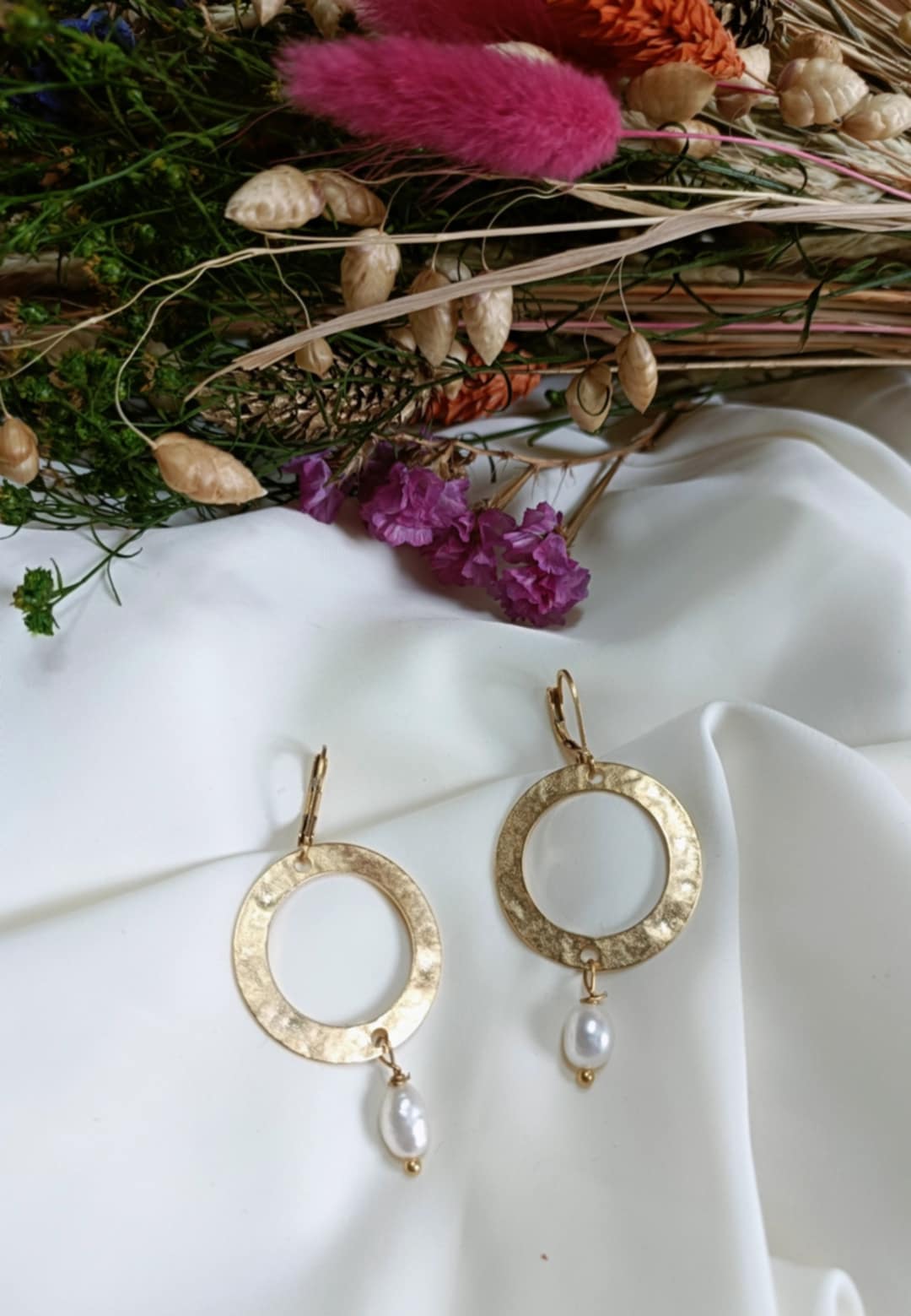 Boucles d'oreilles en acier inoxydable - Siné