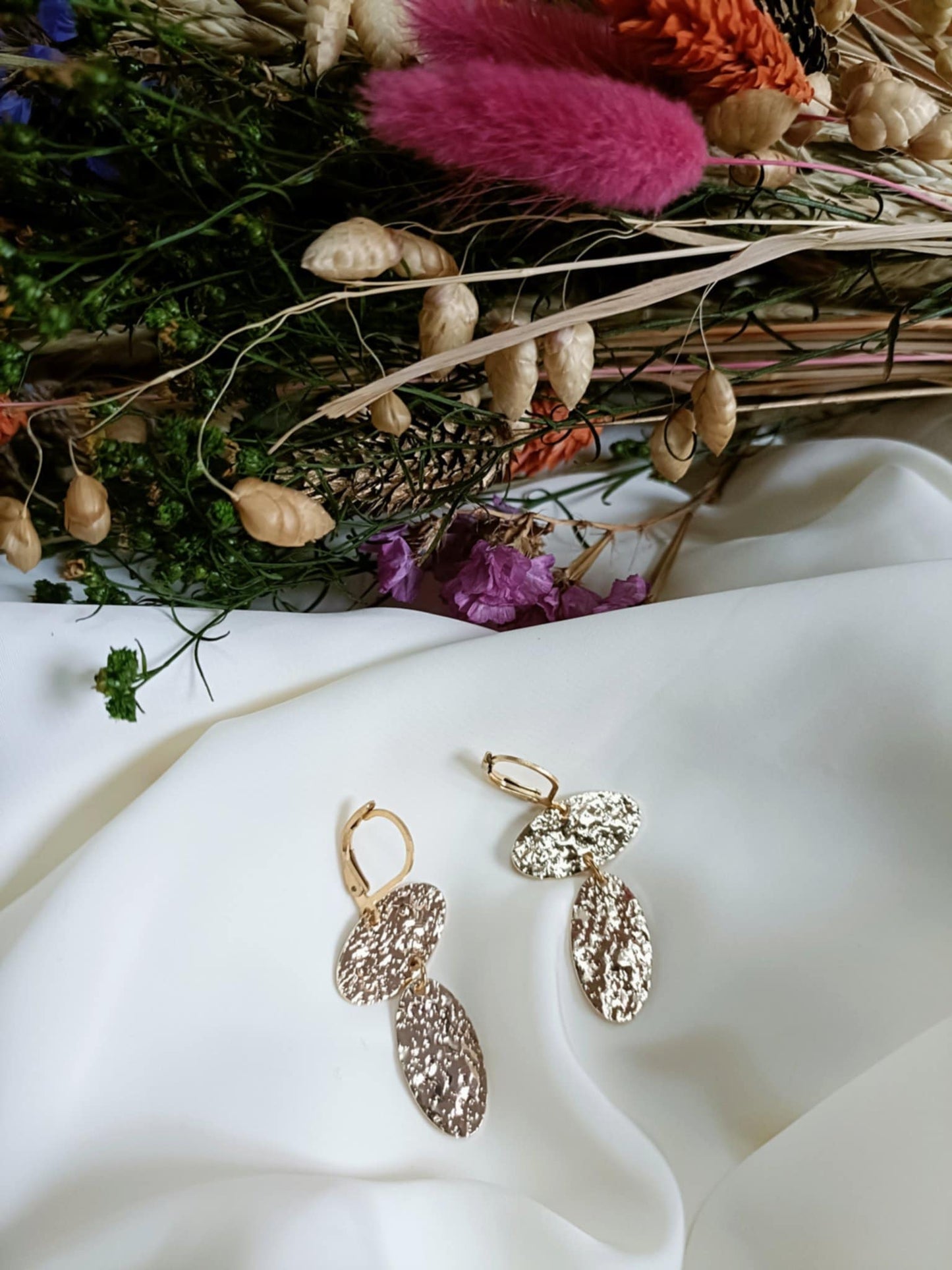 Boucles d'oreilles en acier inoxydable - Sibel