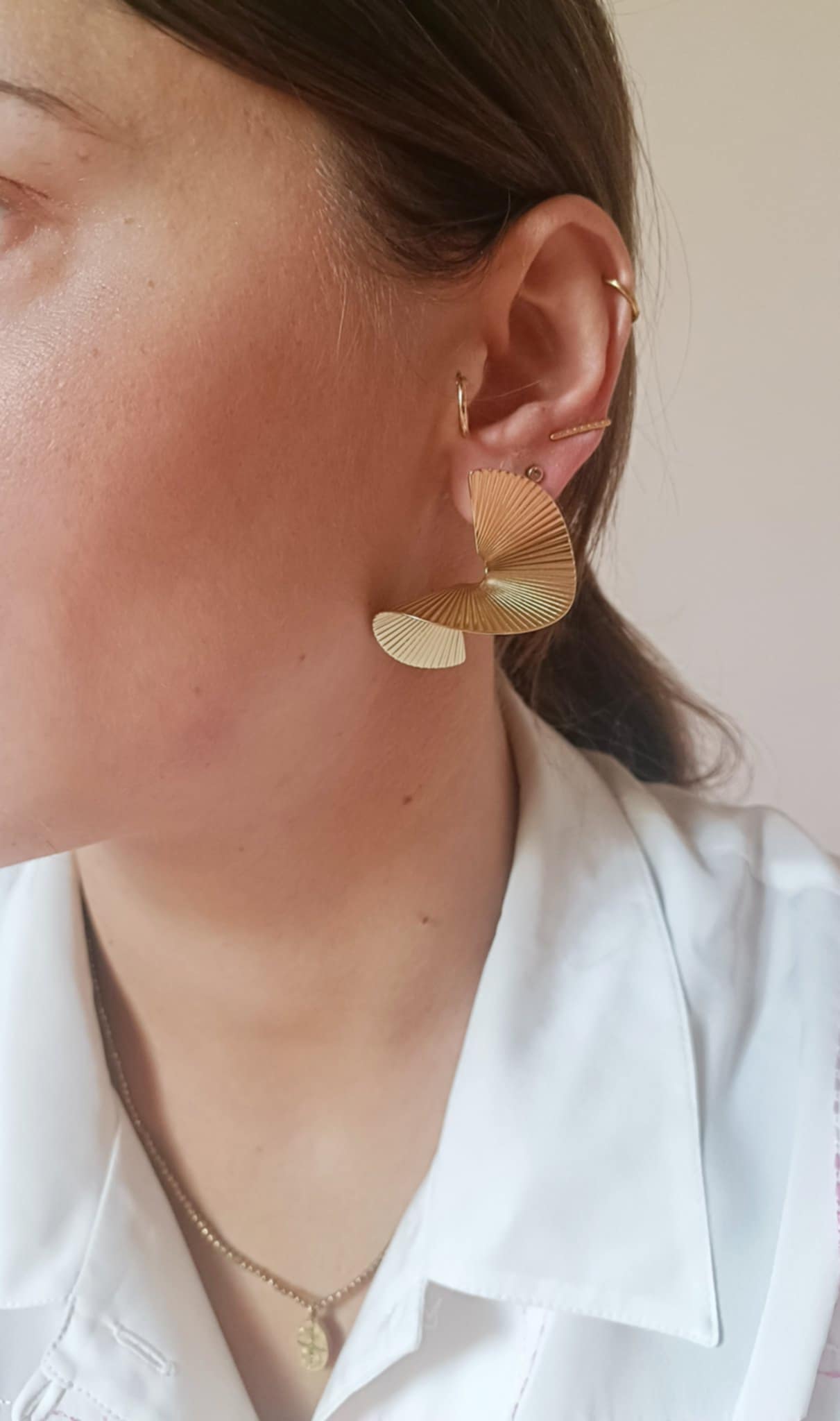 Boucles d'oreilles en acier inoxydable - Soho