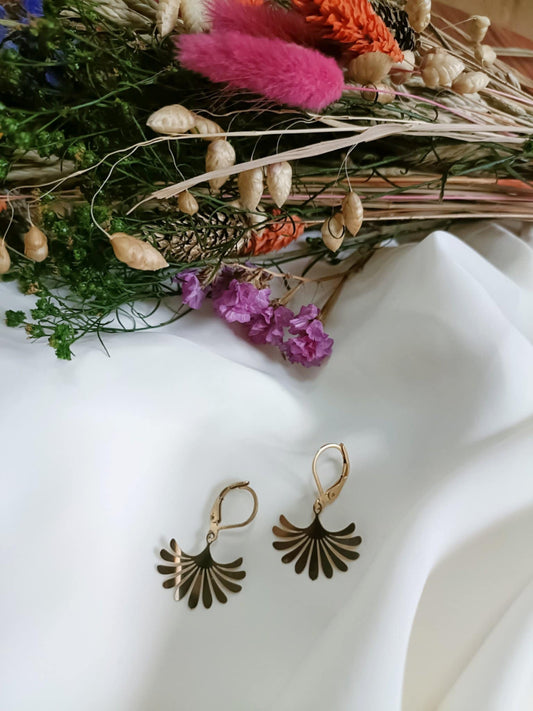 Boucles d'oreilles en acier inoxydable - Lisa