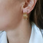 Boucles d'oreilles en acier inoxydable - Créoles Lisette