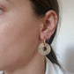 Boucles d'oreilles en acier inoxydable et résine - Ninette