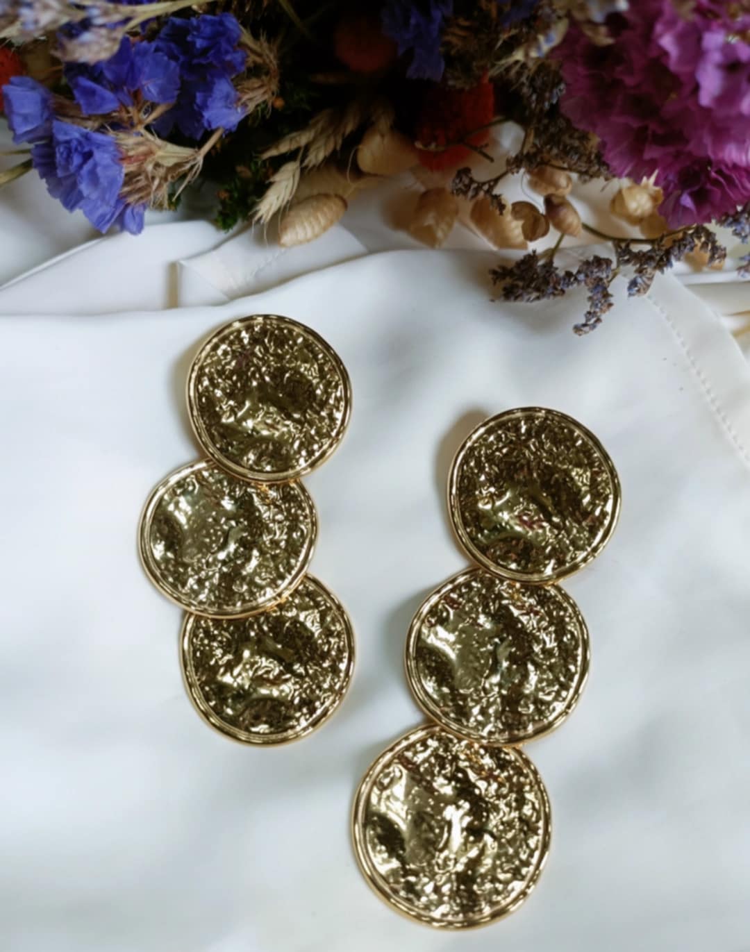 Boucles d'oreilles en acier inoxydable - Plume