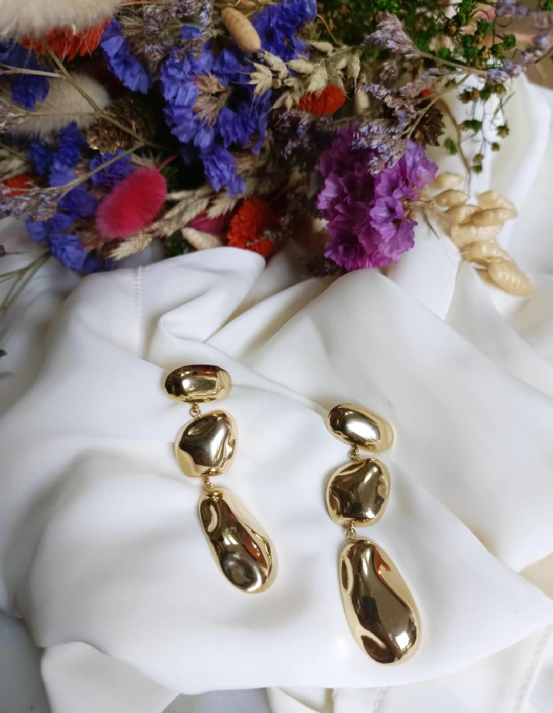 Boucles d'oreille en acier inoxydable - Mystic