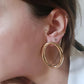 Boucles d'oreilles en acier inoxydable - Pétula