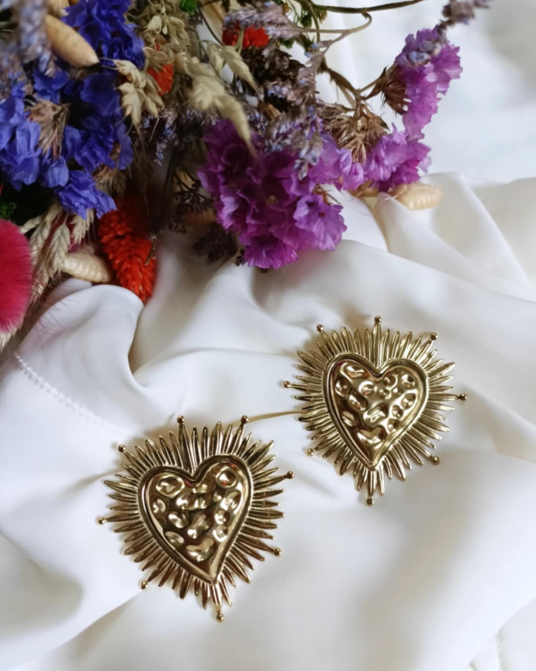 Boucles d'oreilles en acier inoxydable - Chica