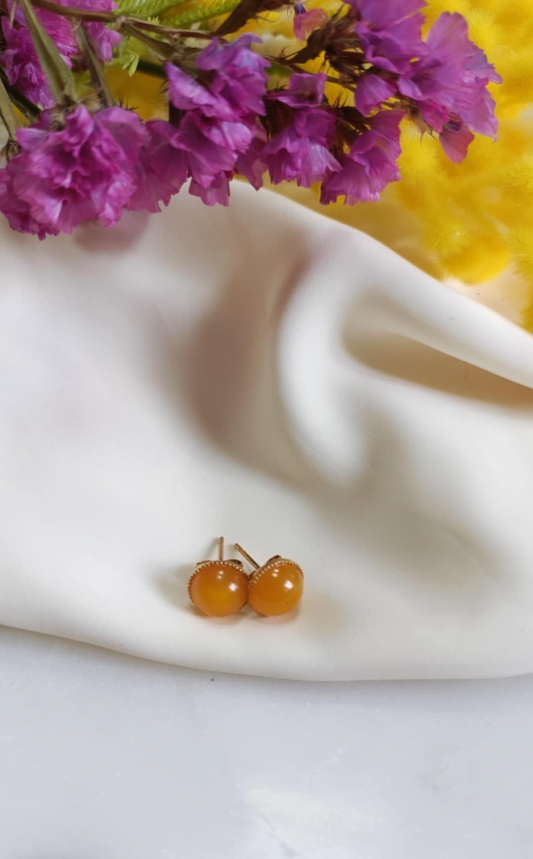 Boucles d'oreilles en laiton doré à l'or fin - Lisboa