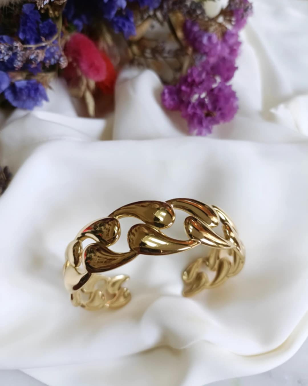 Jonc en acier inoxydable - Carméla