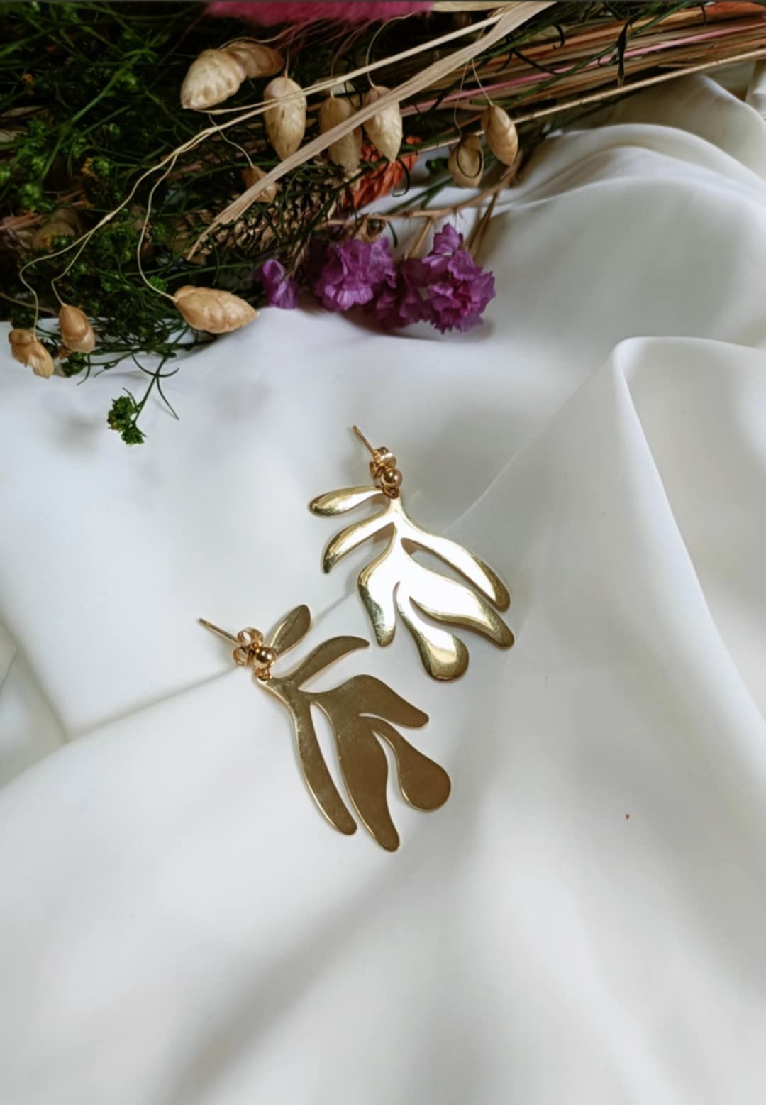 Boucles d'oreilles en acier inoxydable - Connie