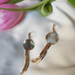 Boucles d'oreilles en laiton doré à l'or fin - Lénita