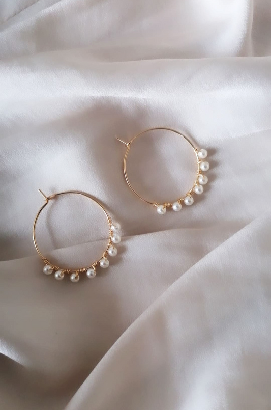 Boucles d'oreilles en acier inoxydable Chloé
